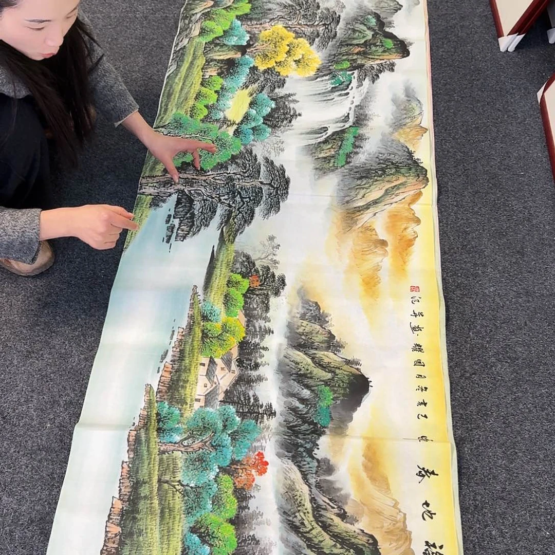 纯手绘国画作品好看