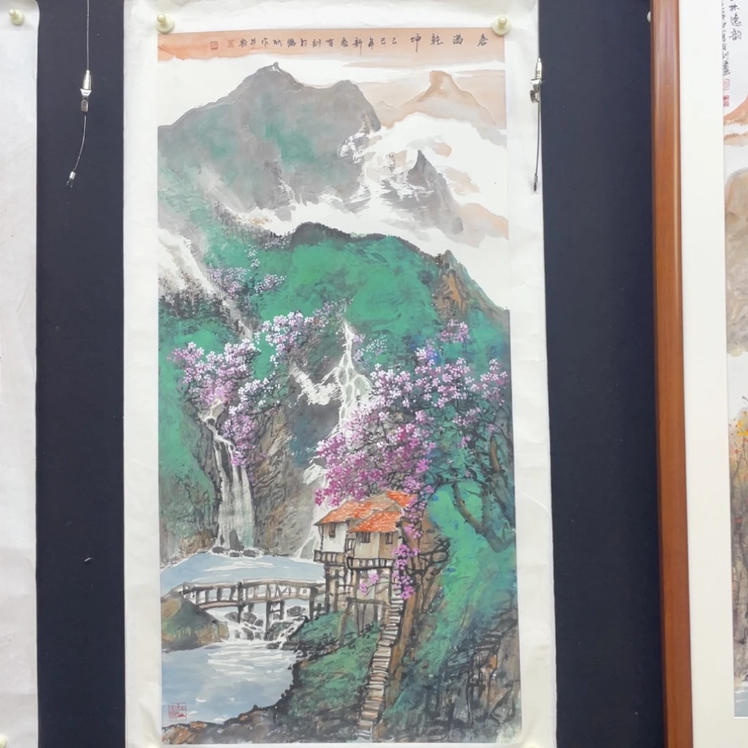 国画手绘国画，精品山水