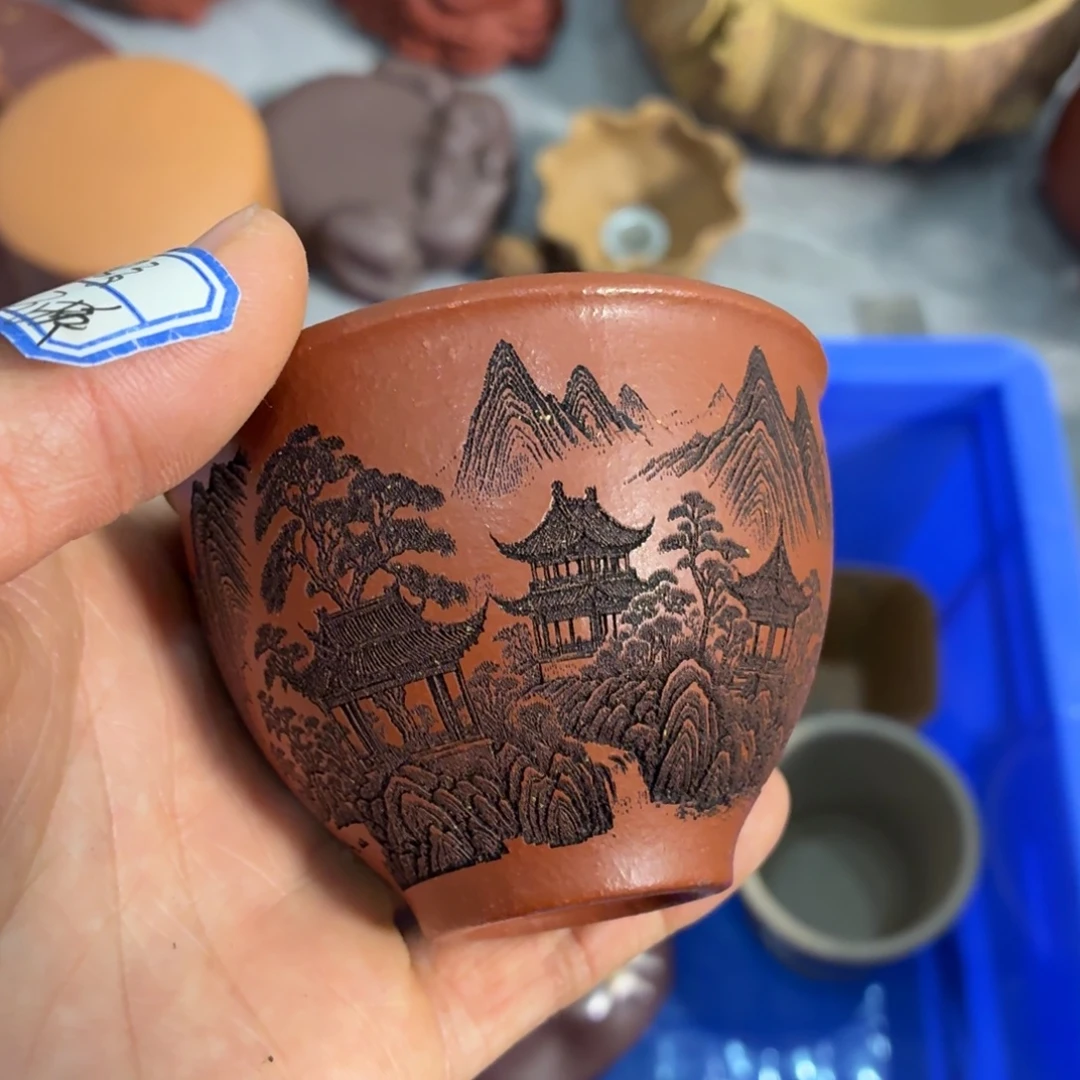 茶杯紫砂瑕疵不退不换介意勿拍