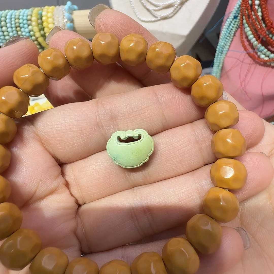 桜***雨猴头核桃手串猴头