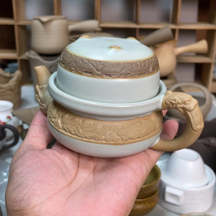壶老段烧茶器茶具！
