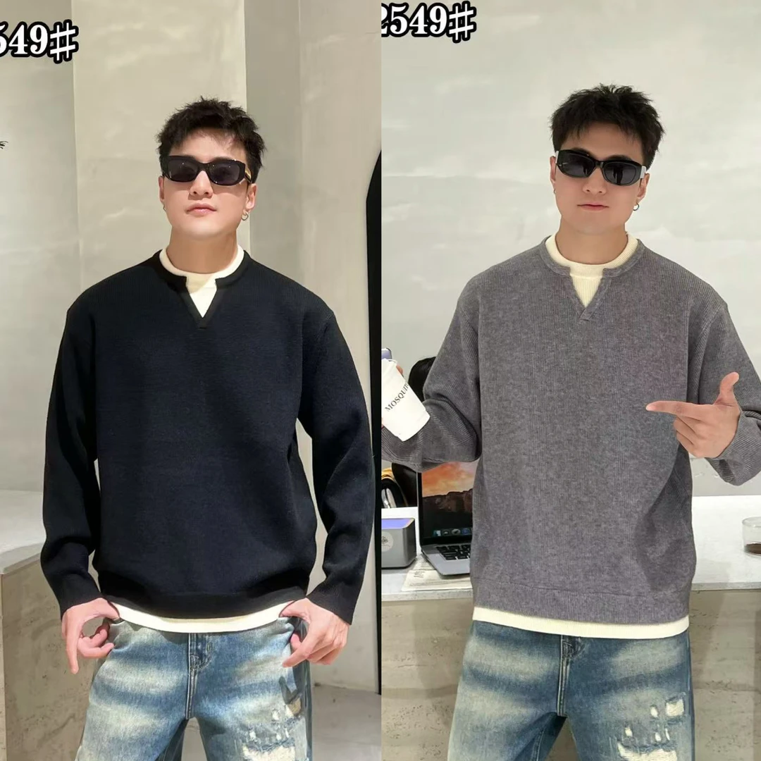 上新爆款【针织衫】男士休闲商务卫衣