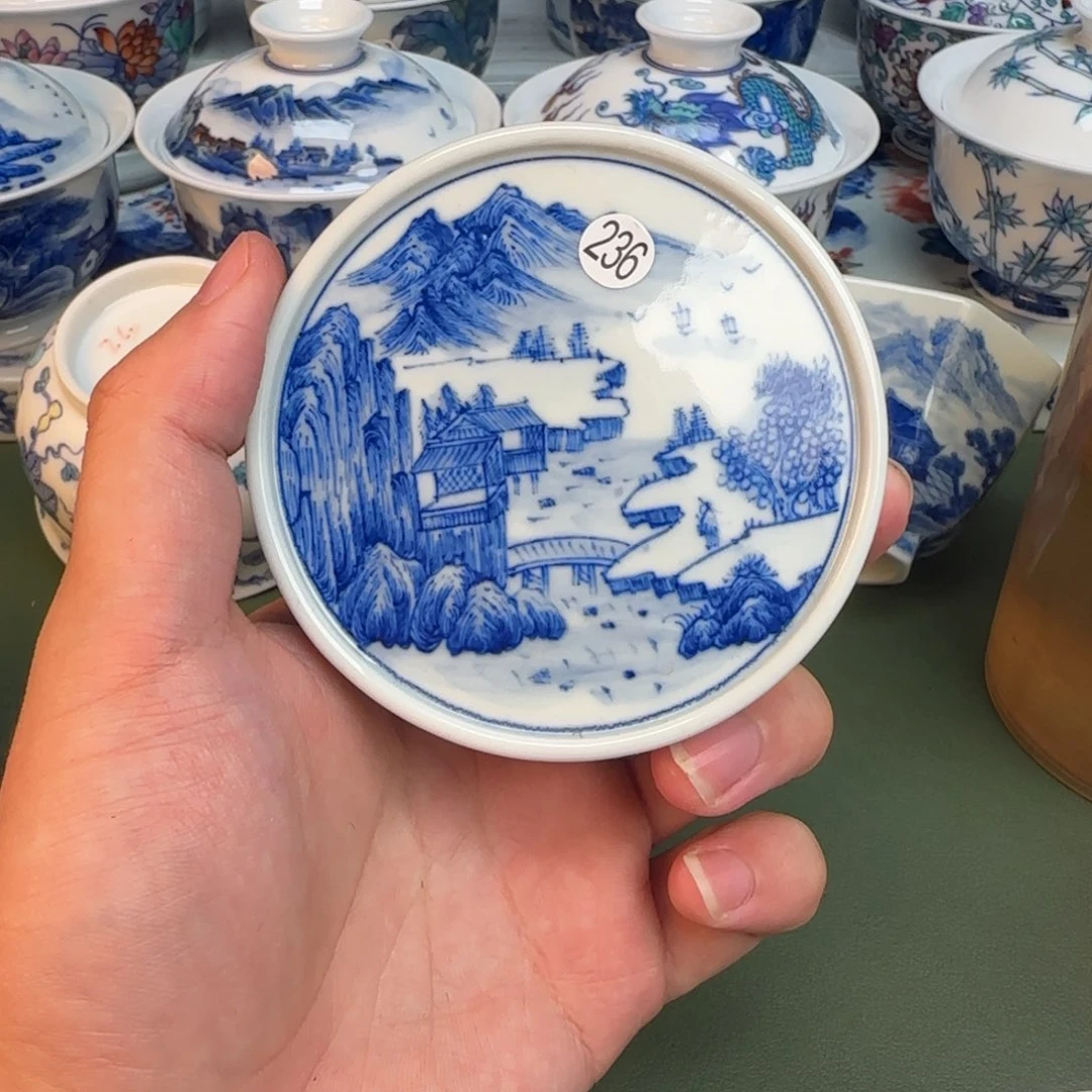 彦祖纯手工手绘茶具230