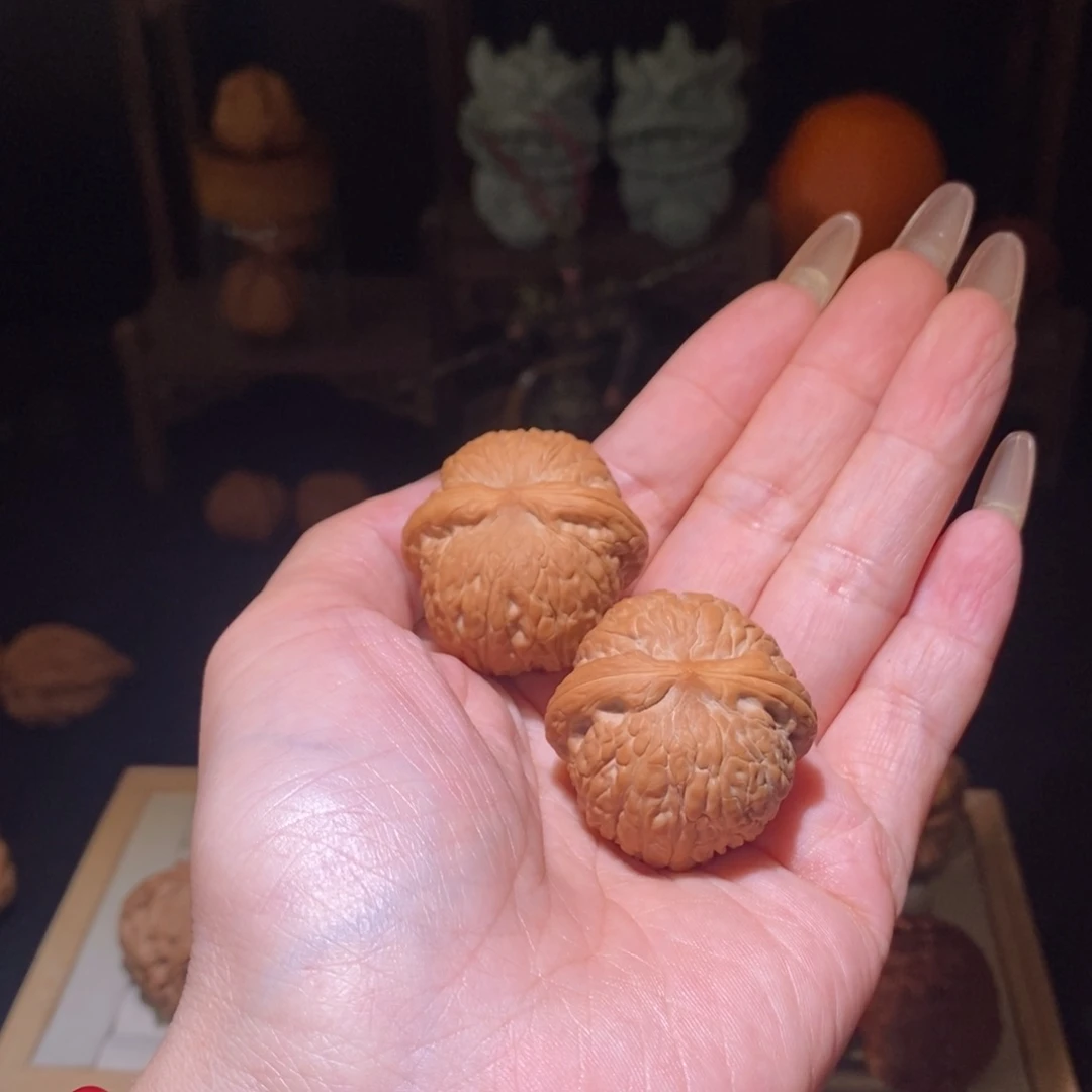 文玩核桃吊坠乾隆磨34