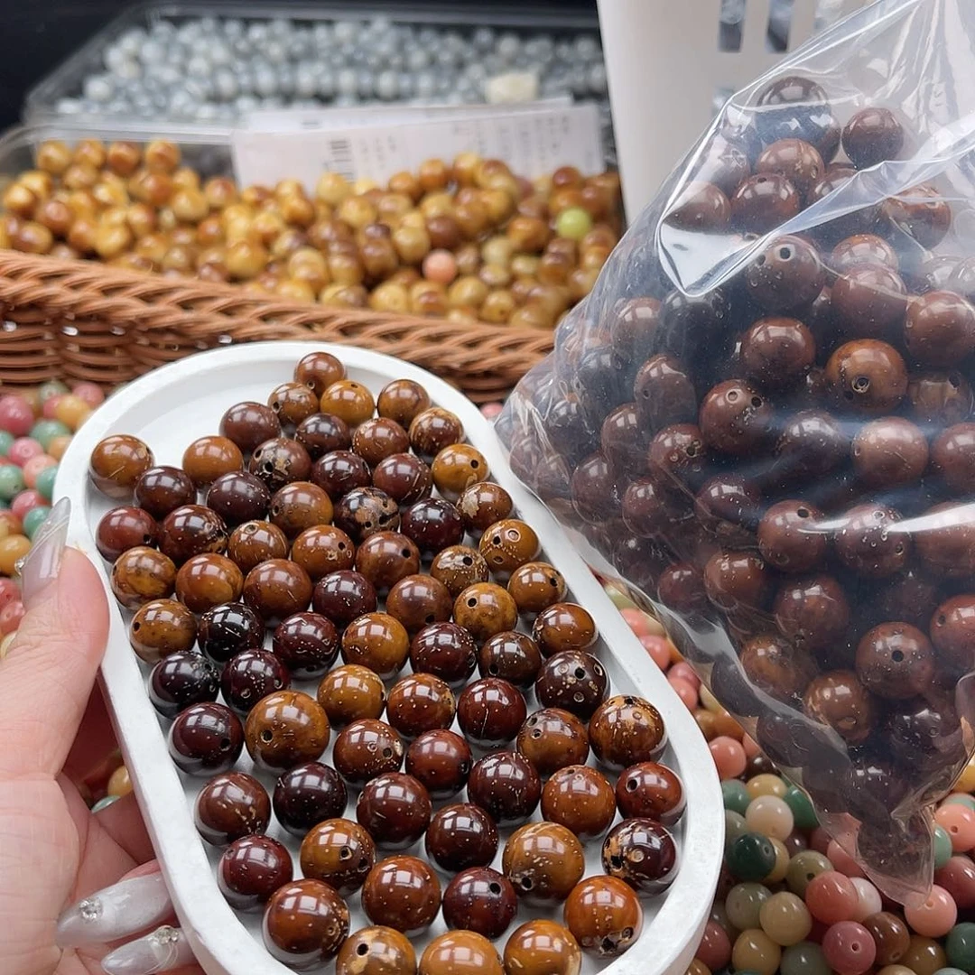 白玉菩提吊坠z瑕12-13mm/30+6颗