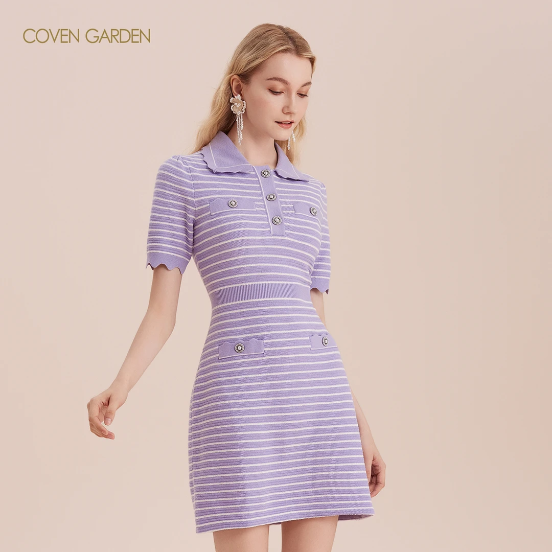 【若谷粉丝专属】 哥文花园花瓣剪裁连衣裙CTA3082030