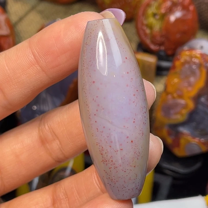 玛瑙/玉髓未镶嵌珠宝奇石紫瓷红沙