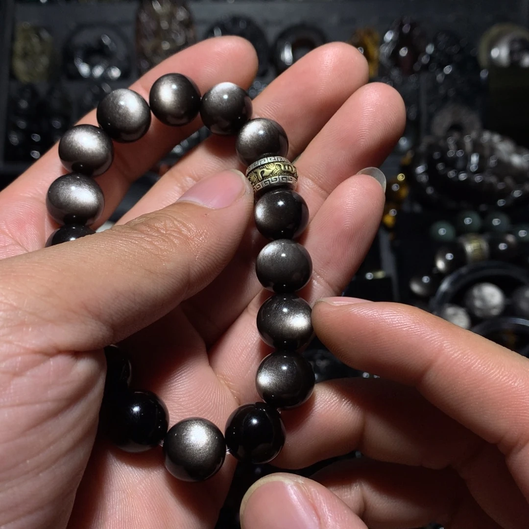 ****࿐黑曜岩未镶嵌珠宝奇石