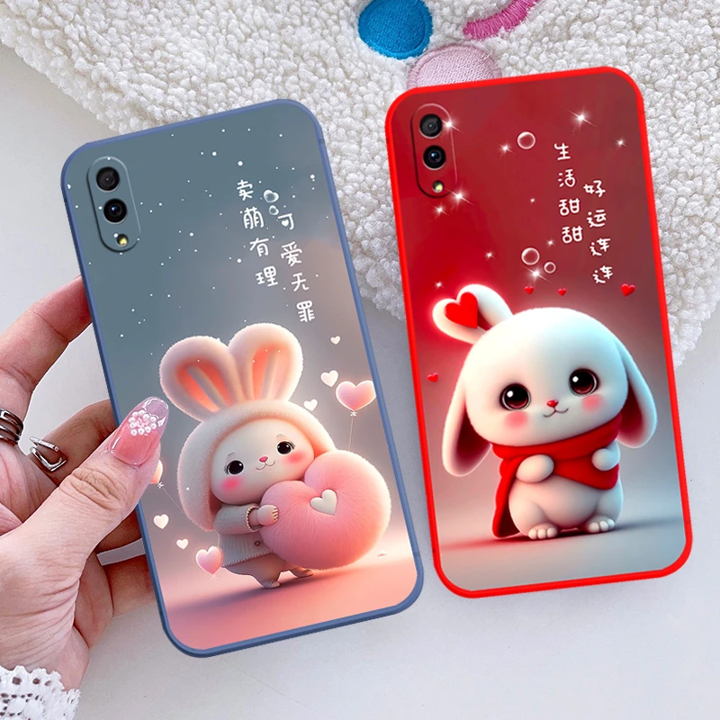 适用vivo y97手机壳V1813A全包边防摔硅胶软壳新款磨砂卡通