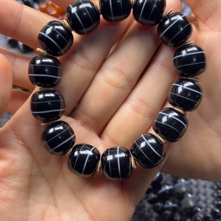 玛瑙/玉髓未镶嵌手链