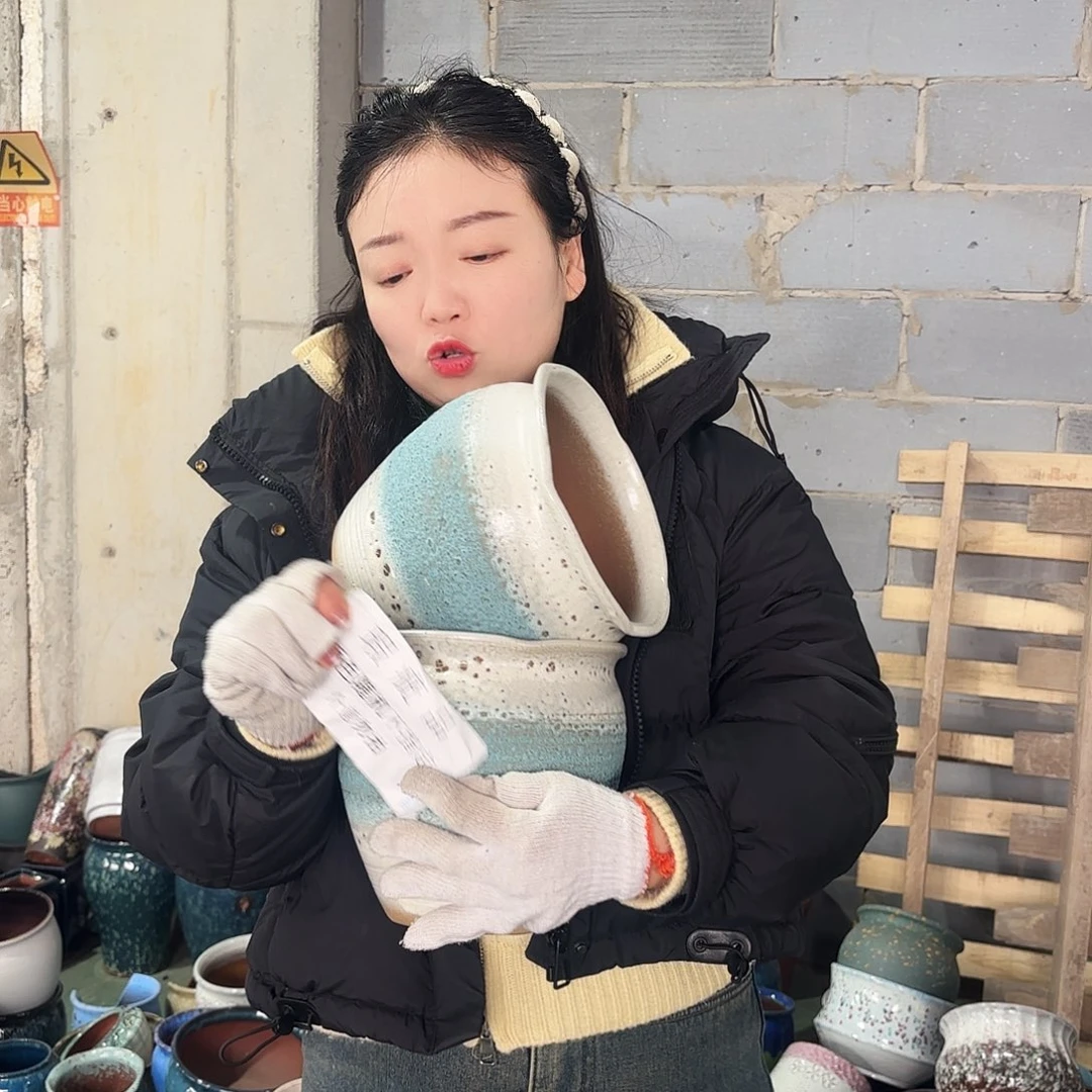 瑕疵两个高19/19红陶