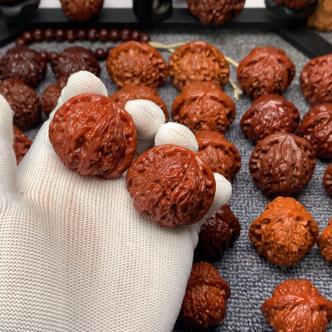 猴头核桃吊坠老*的白狮子KSS.3.#00#