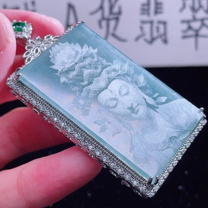 翡翠颈饰未镶嵌999999999