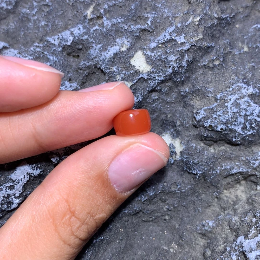 南红玛瑙隔珠8.7×6.1未镶嵌
