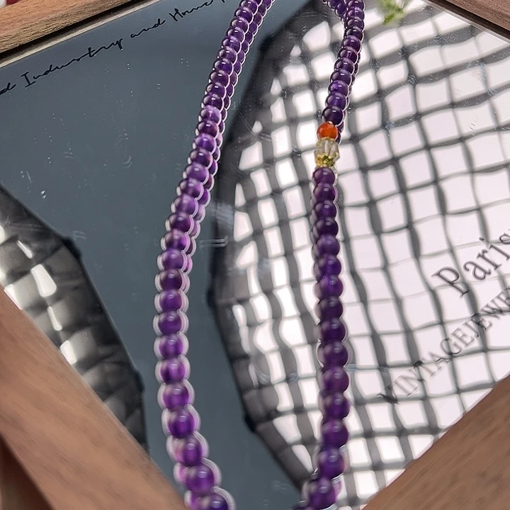 手链水晶未镶嵌紫水晶项链