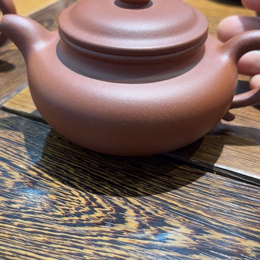 茶壶紫砂净*红清水仿古200c c