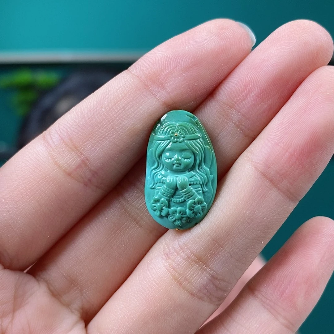 未镶嵌绿松石珠宝奇石