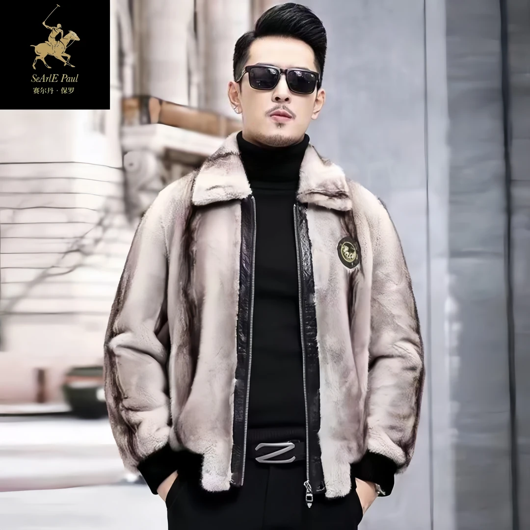 【孙总专属】SeArlE Paul/赛尔丹保罗新款冬季轻奢商务行政外套A039