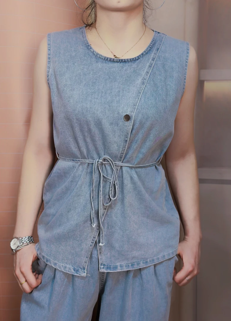 牛仔套装2025高级感复古时尚春秋洋气百搭