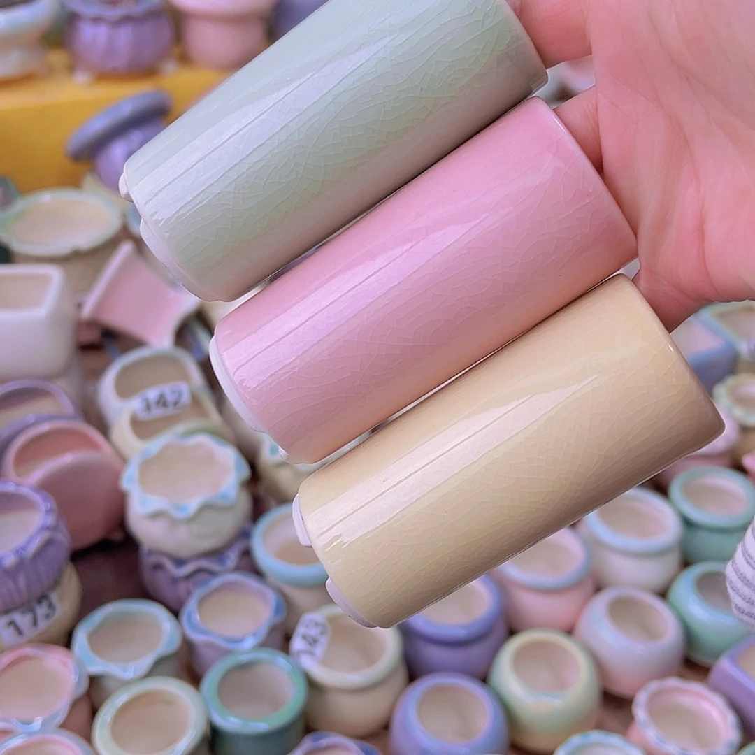 红陶陶瓷花盆当场满12包邮