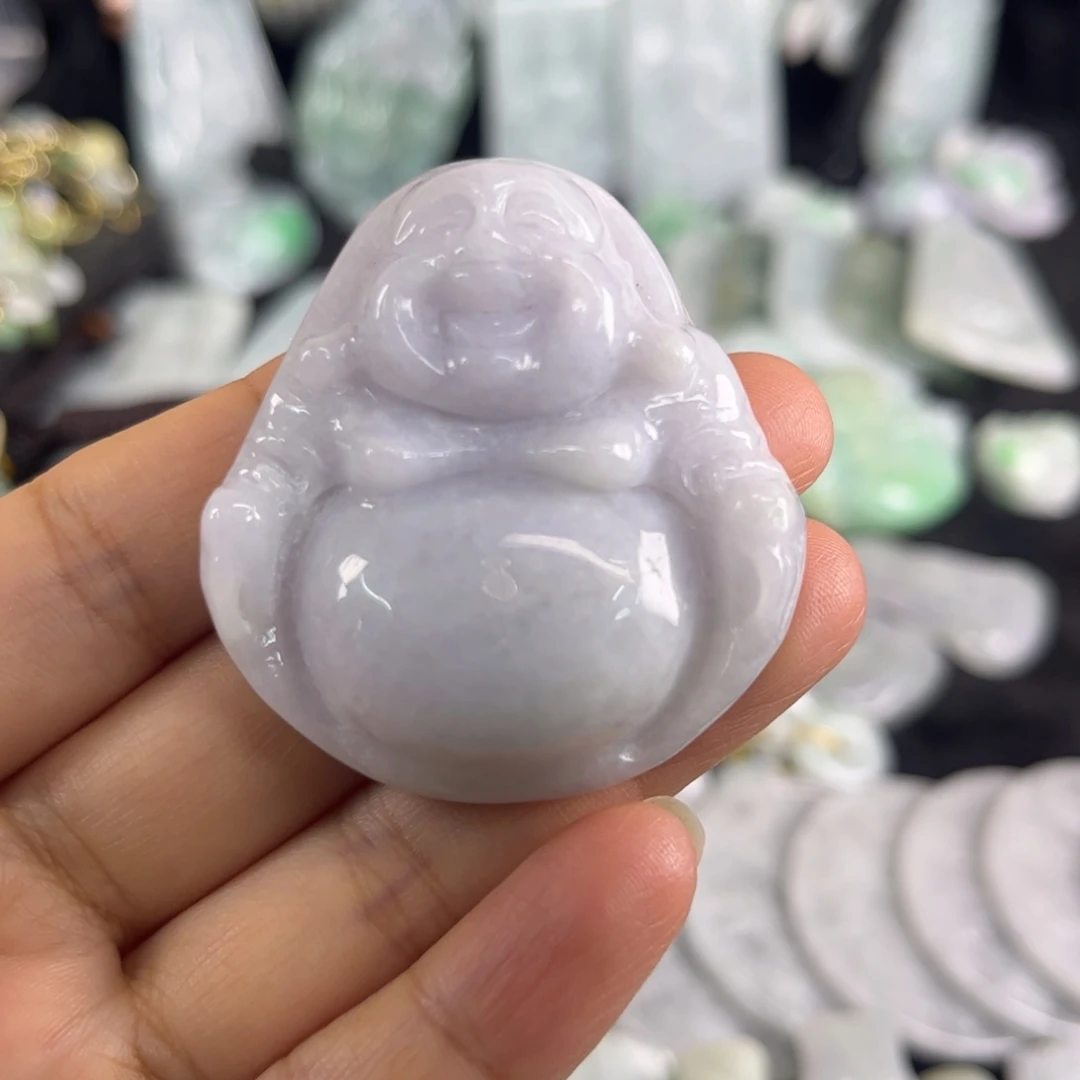 翡翠未镶嵌吊坠(不含链)瑕疵