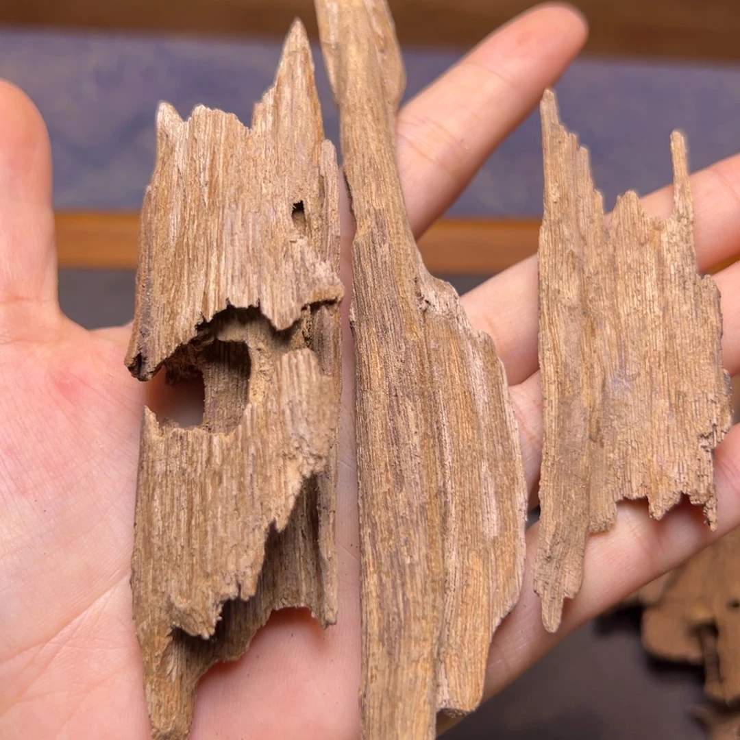 沉香碎屑沉香广西土沉树心虫漏14克