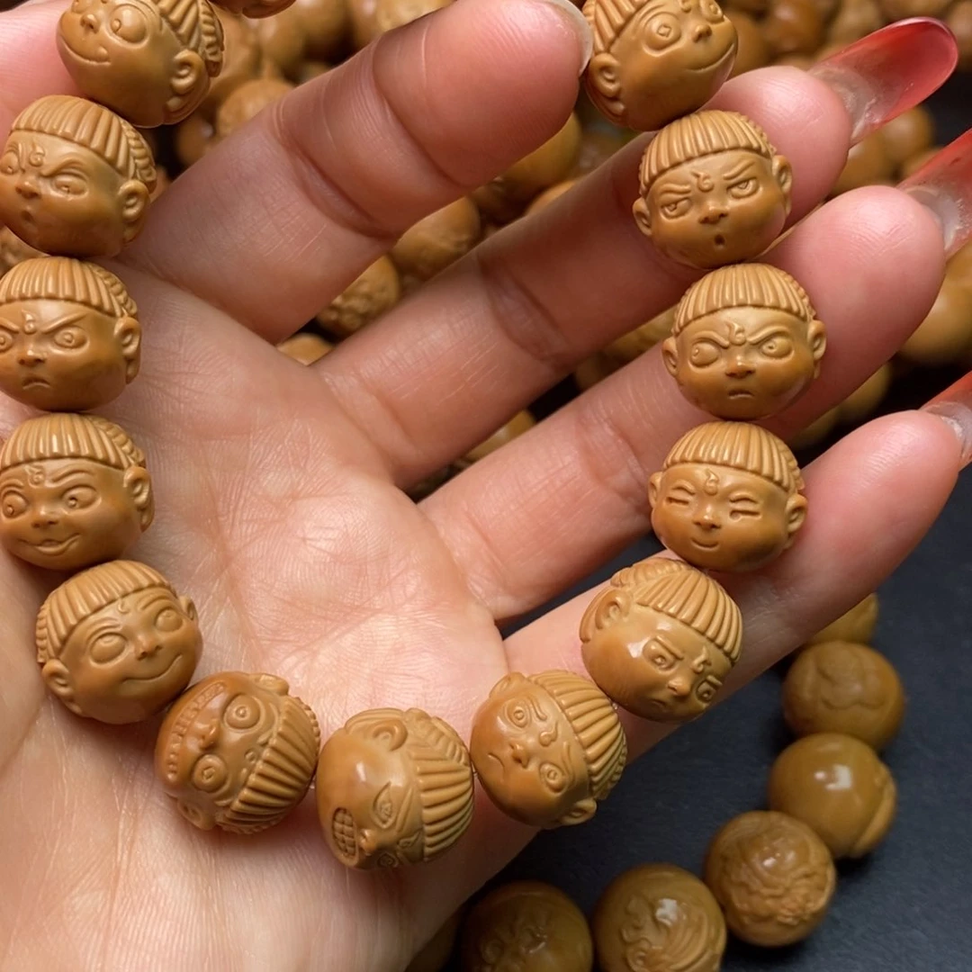 猴头核桃手串哪吒新款