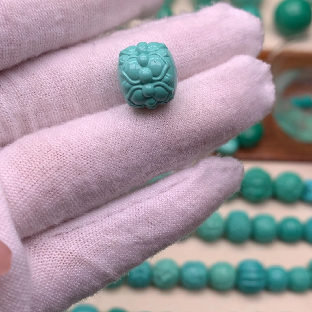 手工精工雕刻莲花卡12.2小微