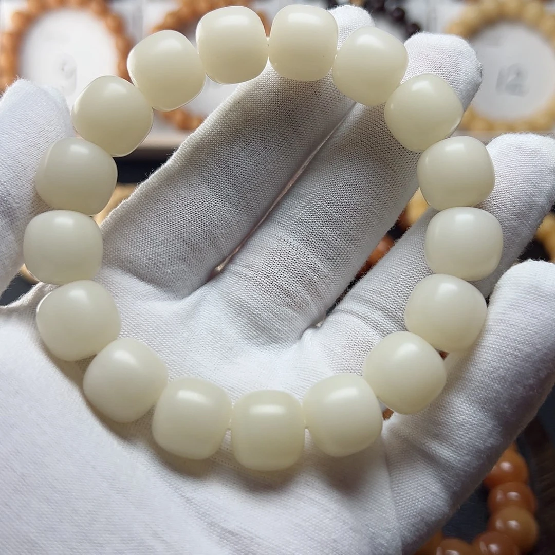 菩提根/象牙果手串卡14 原白菩提根干磨S6