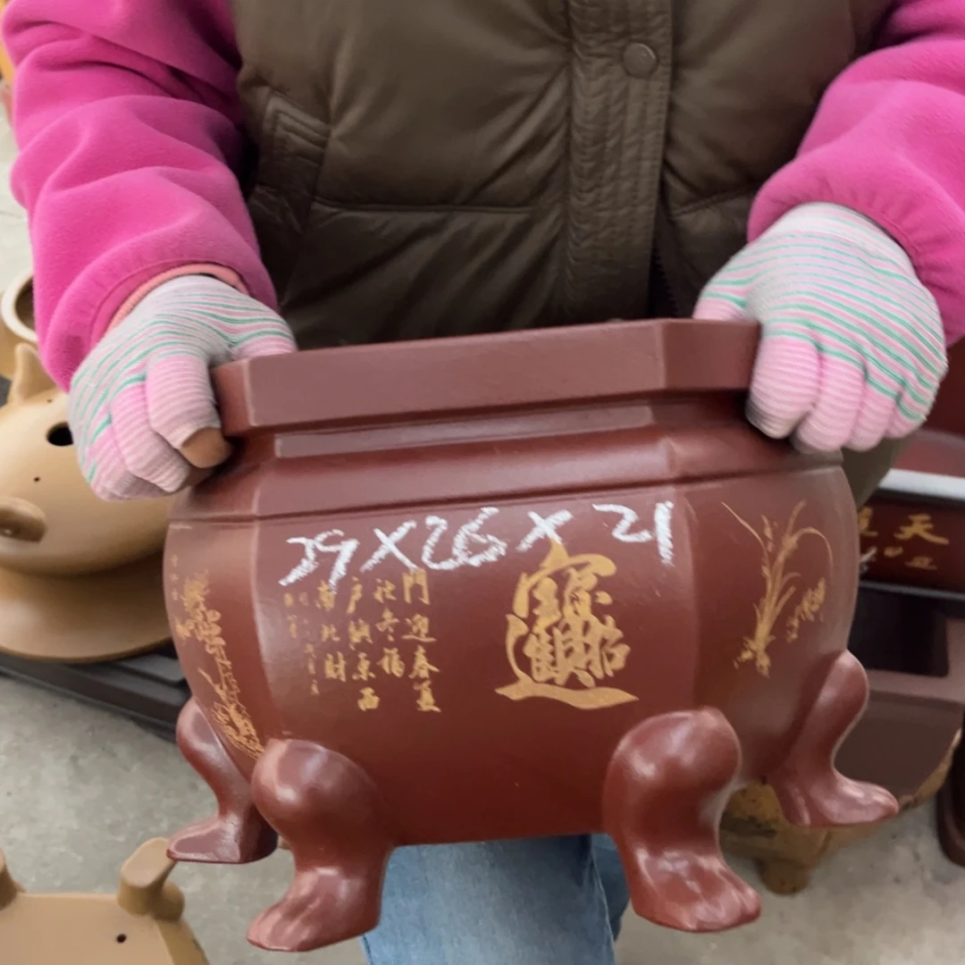 紫砂花盆盆景艺术