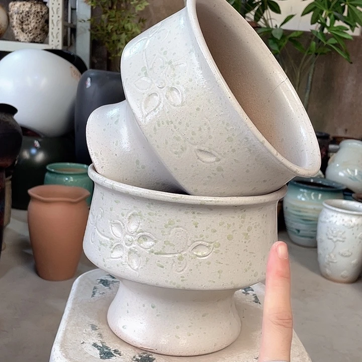 紫砂花盆正品口21高18。z z z