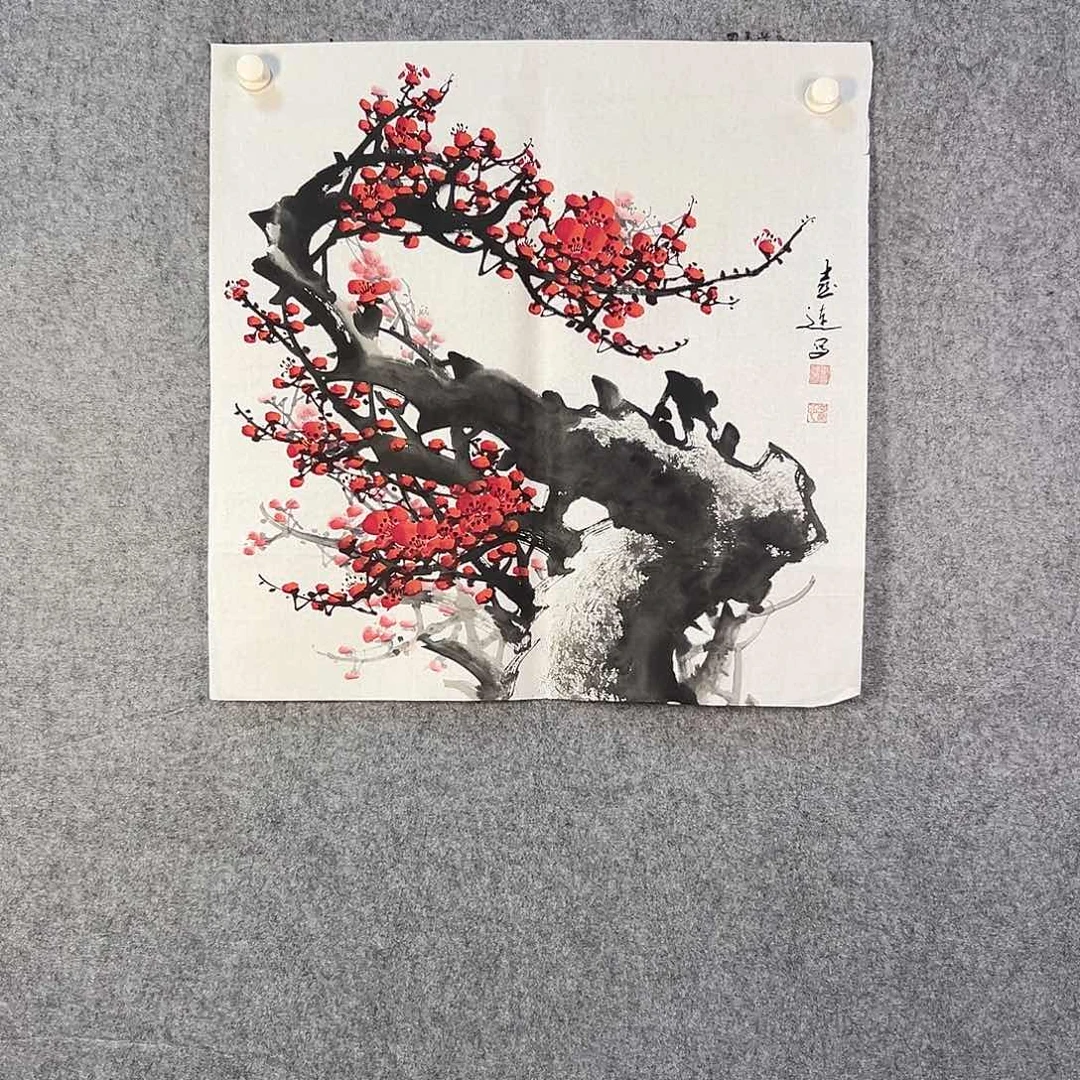 国画743 花鸟在此鸣叫时还要