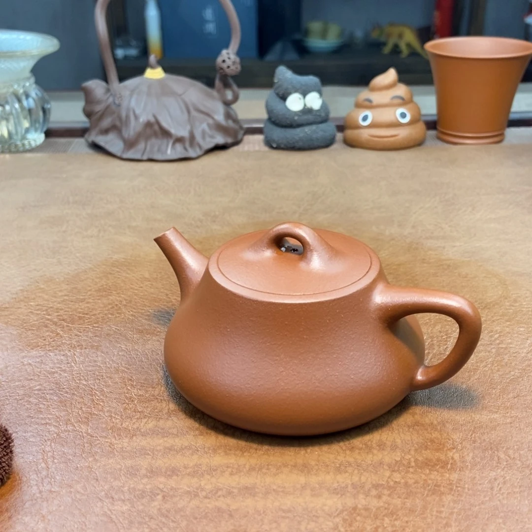紫砂茶壶柱瓢紫砂壶