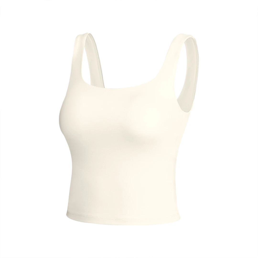 运动瑜伽舒适打底健身圆方领吊带背心DA89