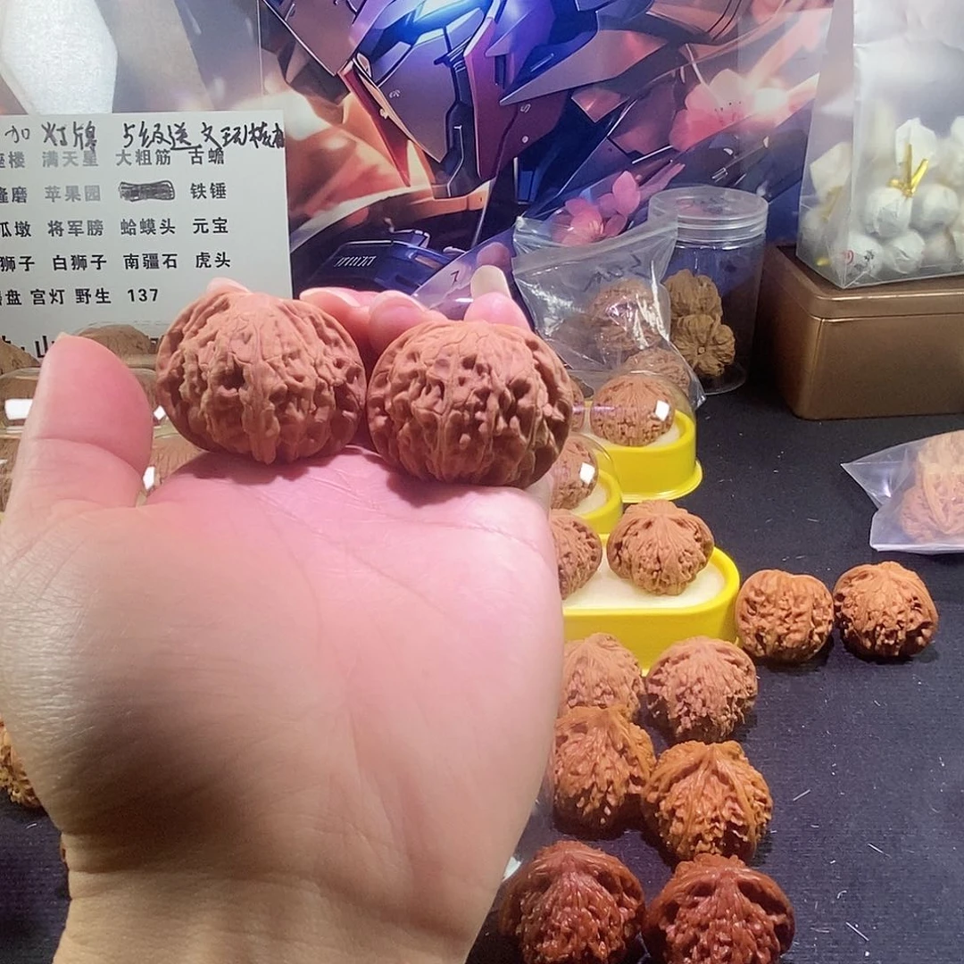 吊坠文玩核桃章*磨盘文玩核桃