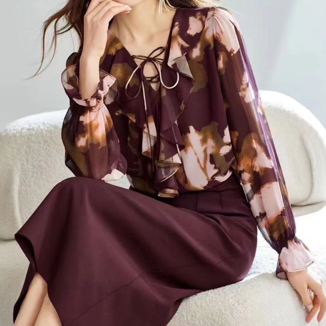 660-669 丽菲雅服饰编号链接上衣衬衫显瘦气质优雅时尚