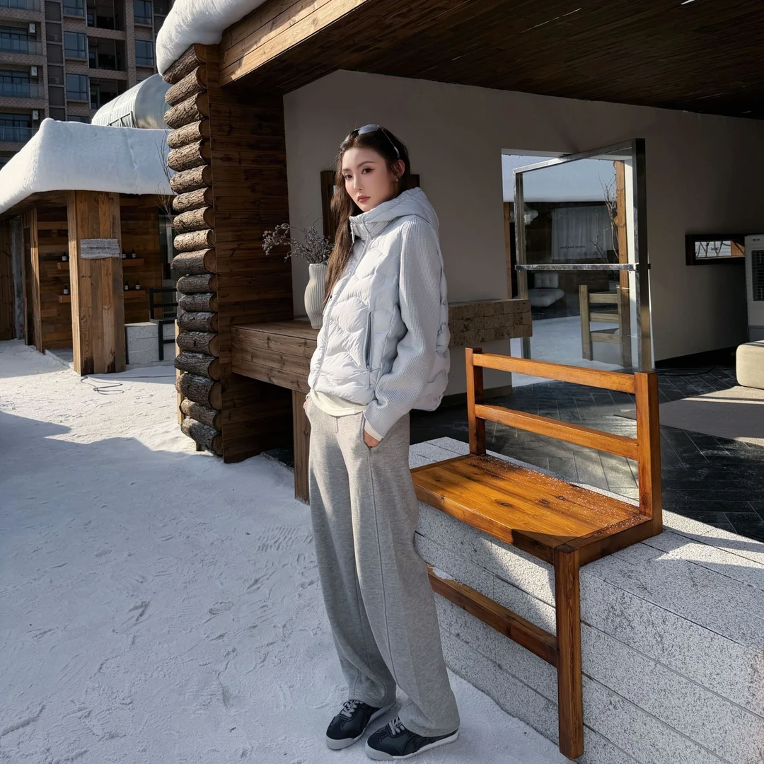 Moprobably李予诺「大气层」“绵羊毛+莱赛尔”极简风针织裤L5451012