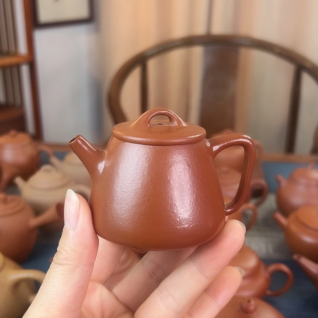 茶壶紫砂精品 高石瓢 朱泥 110cc