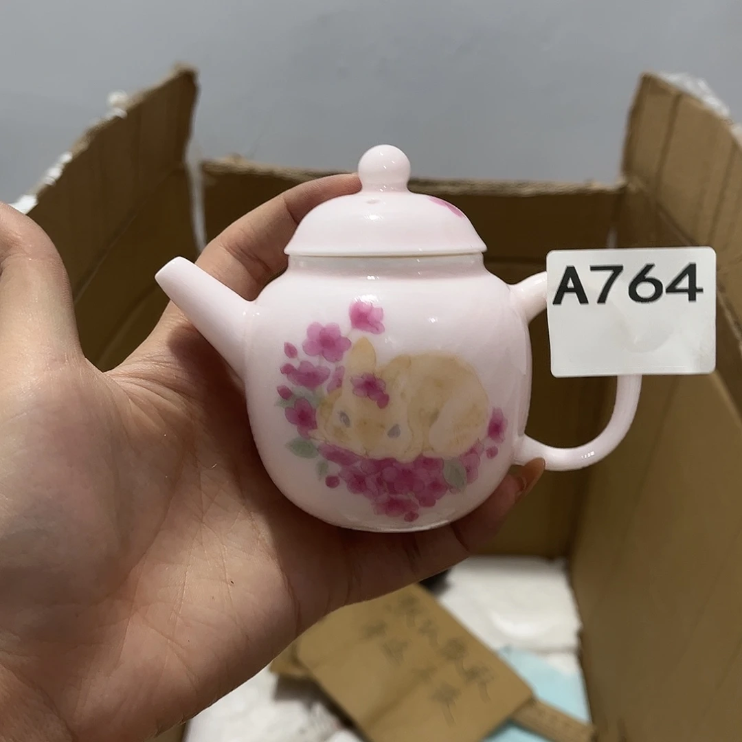 瓷片茶摆件工艺品摆件666