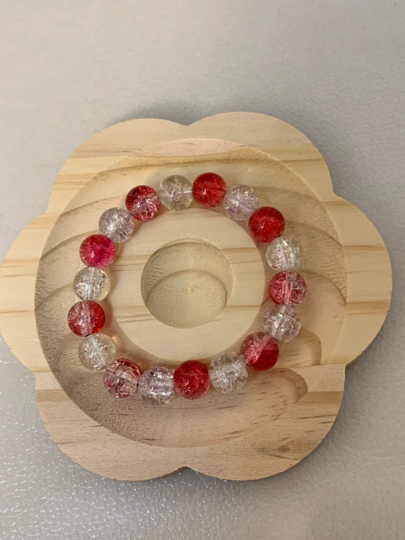 非金属仿水晶手链 直播扣号琉璃手串一元一条默认微瑕不退不换