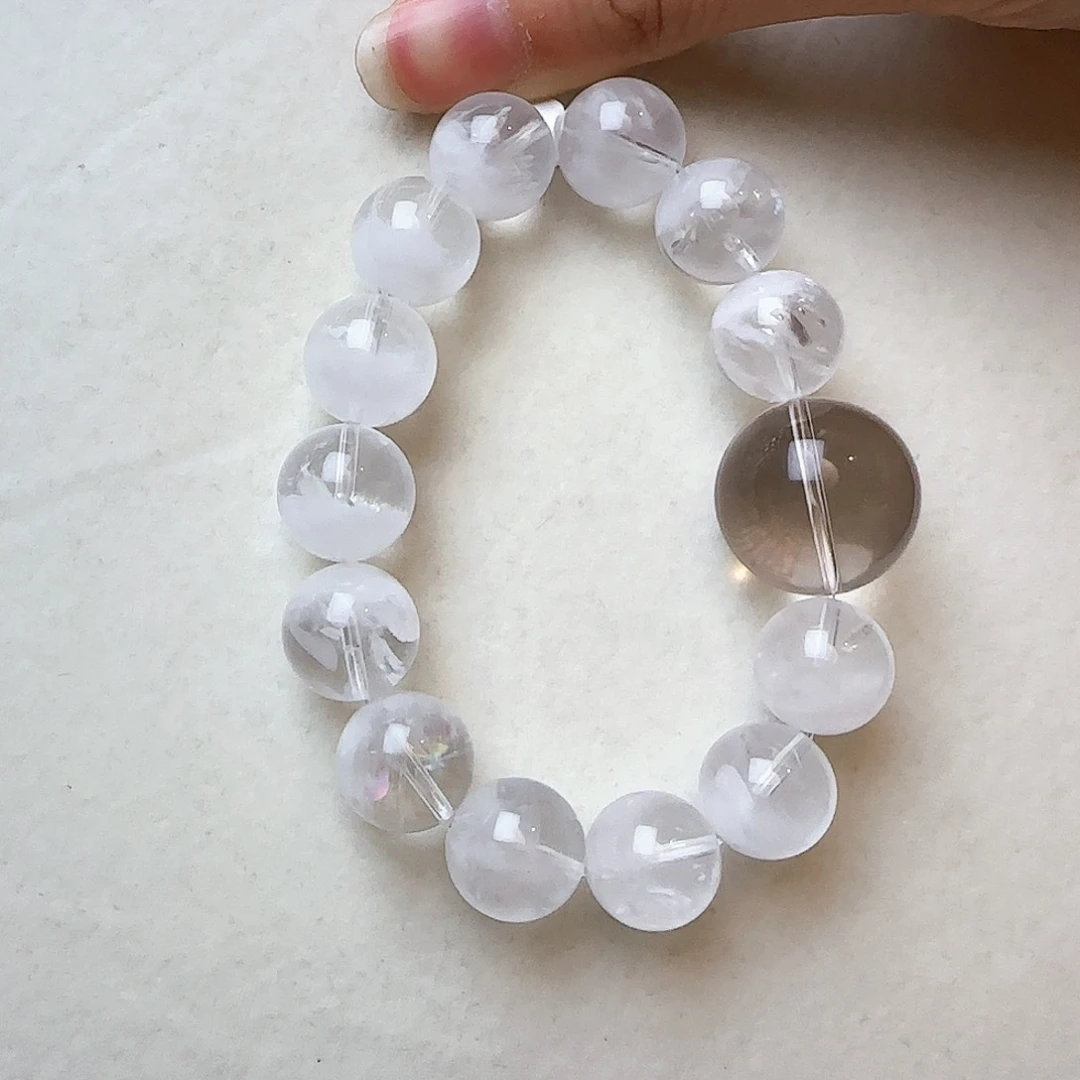 水晶手链未镶嵌小**?大气上档次