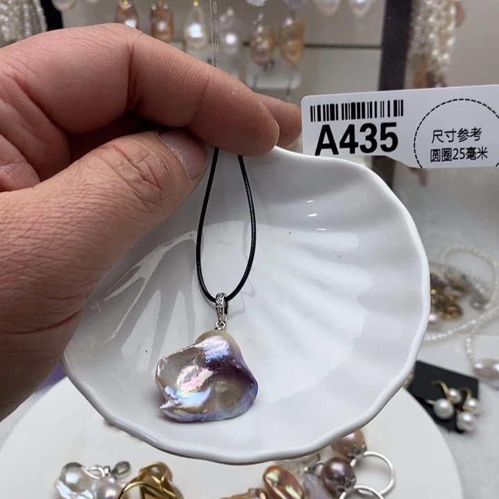 淡水珍珠颈饰合金435