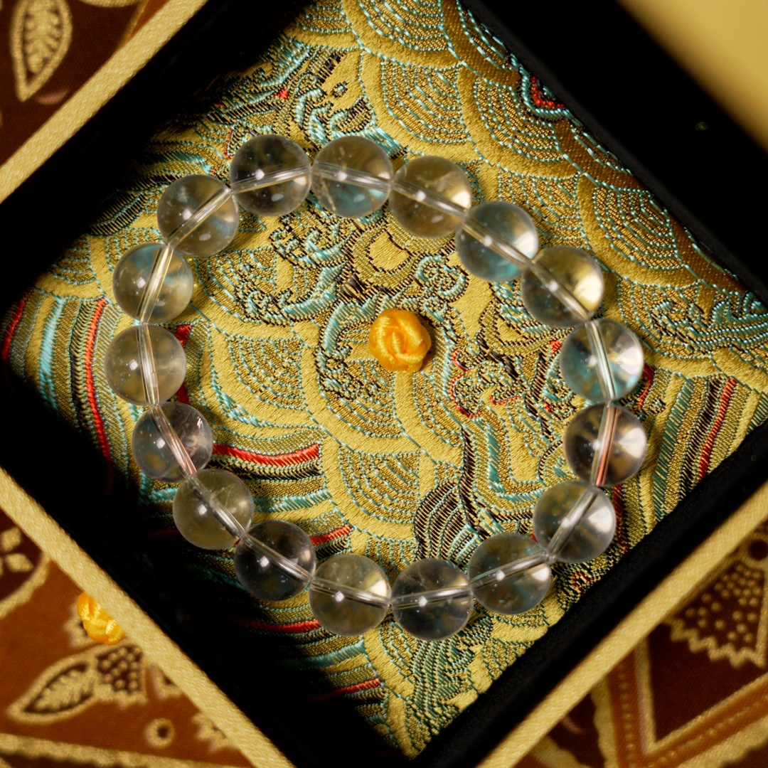 【暹罗珠宝】天然水晶”白水晶“水晶手串 15-16mm SL85074