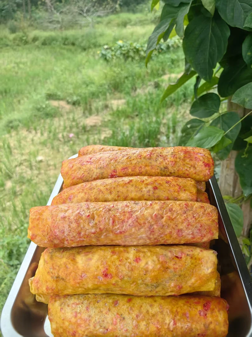 【蛋卷】家里的制作的蛋卷