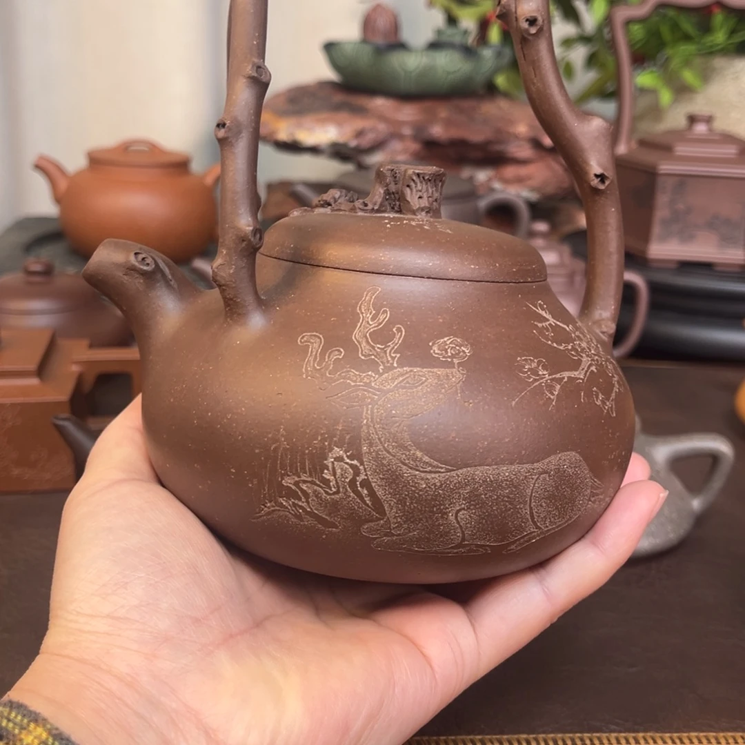 小***鱼茶壶紫砂宜兴紫砂壶