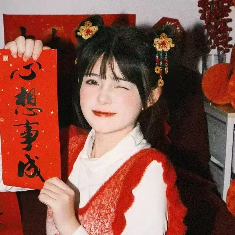 中国风复古宫廷森系气质古装古典发夹女边夹民族风