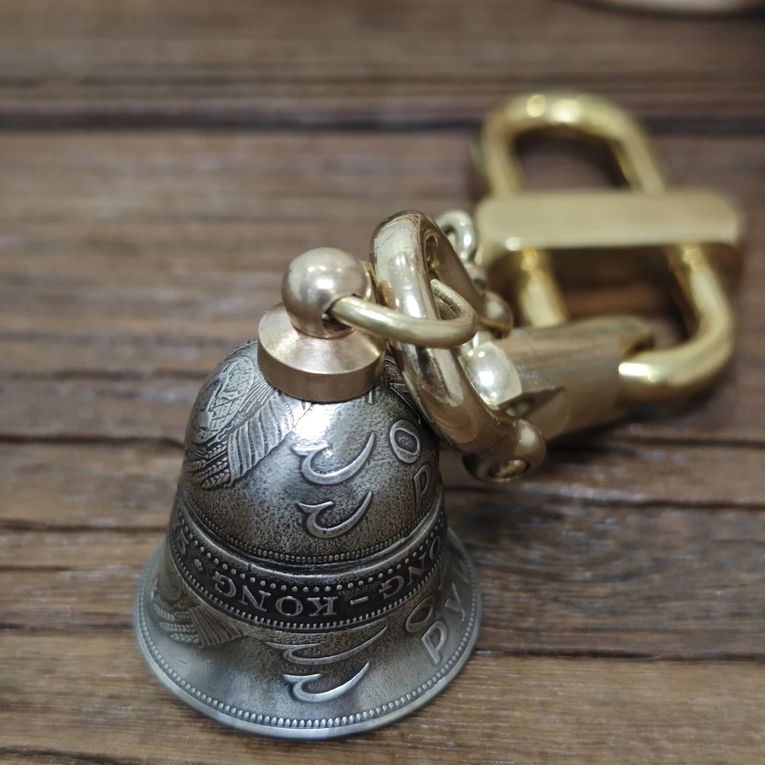 【币风堂】苏联硬币铃拼接款铛挂件配鲁班扣钥匙扣