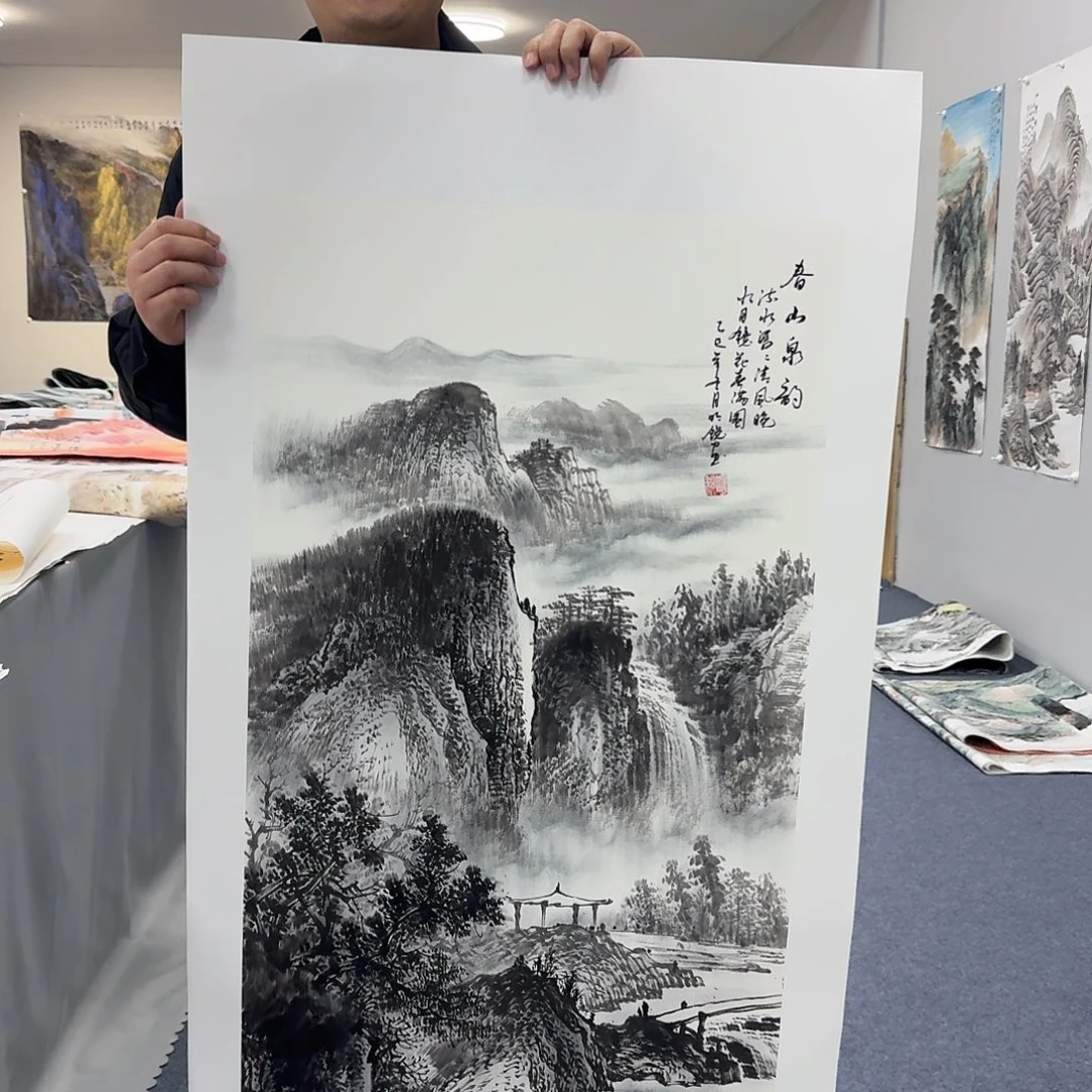 国画国画作品宣纸纯手绘