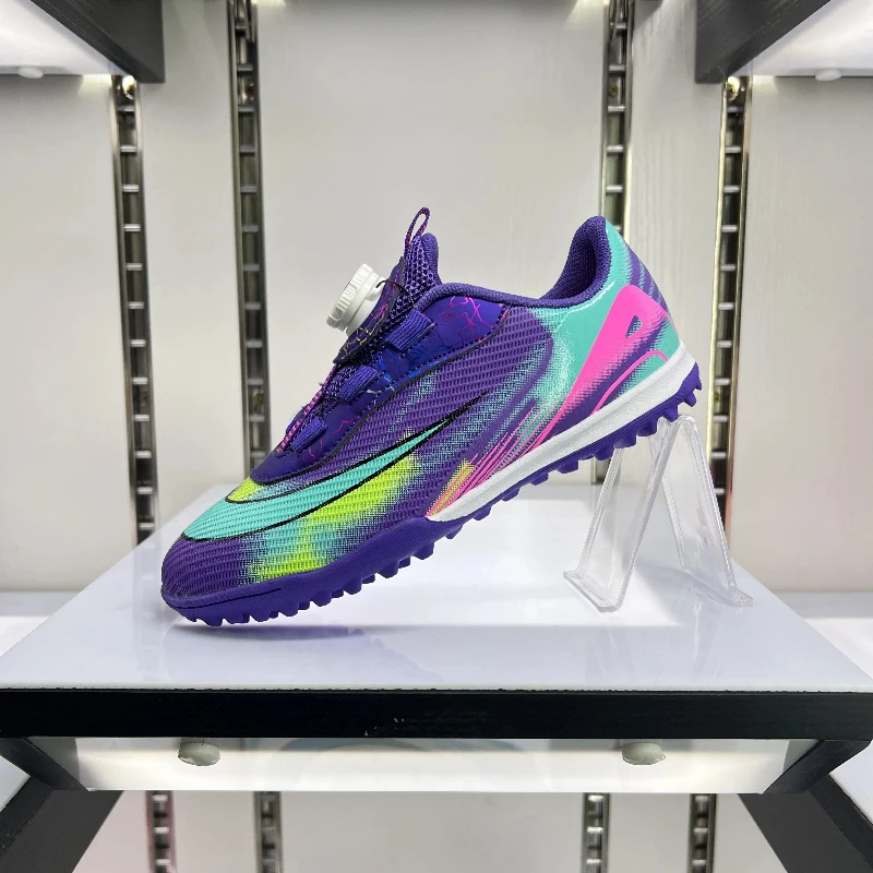 秋冬新款儿童足球鞋碎钉tf防滑耐磨中小学生男童女童6-12岁训练鞋