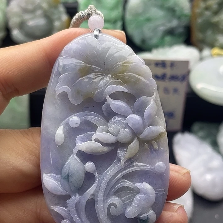 翡翠未镶嵌颈饰天然翡翠